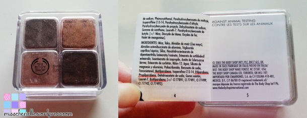 The Body Shop Shimmer Cubes (palette 06)